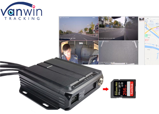 1080P AHD 4ch 3g 4g GPS Thẻ SD mdvr cho đội xe taxi taxi mini